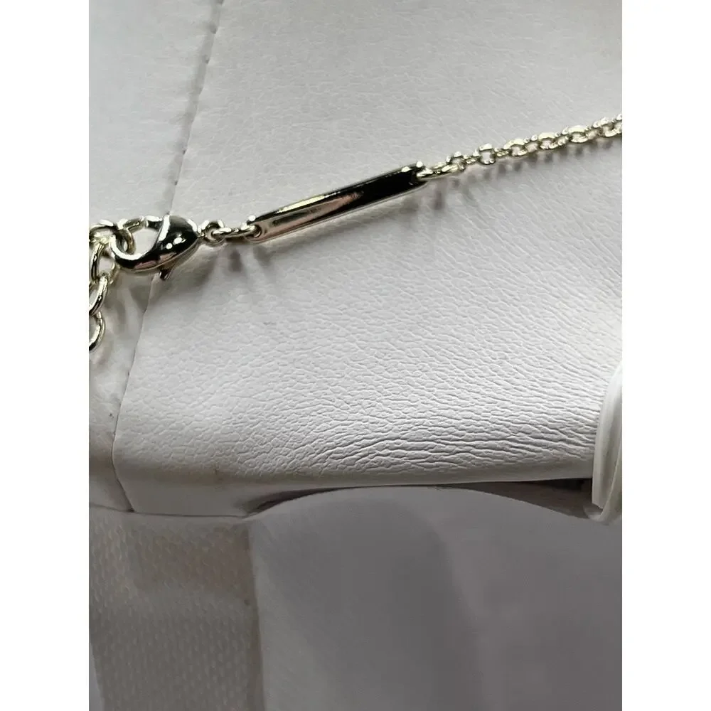 Kendra Scott Gold Plated Elisa Pendant Necklace‎ in Slate Gray Glass Illuision - Picture 11 of 14